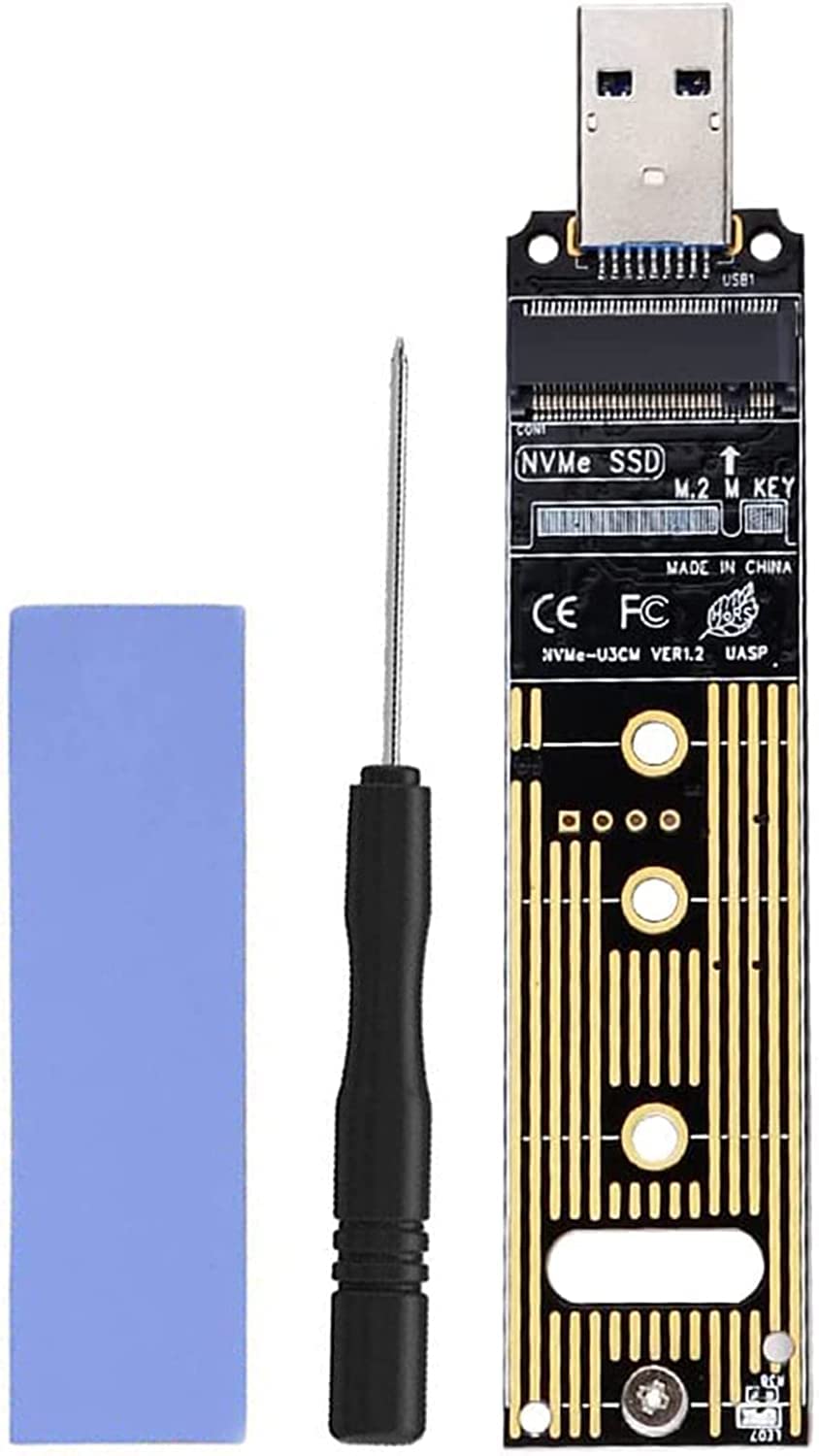 Multibao M.2 NVME SSD to USB3.1 TYPE-A Adapter, Support 2242/2260/2280 Hard Disk Specifications