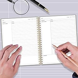 A4 Cornell Notes Notebook - 8.5" x 11" College
