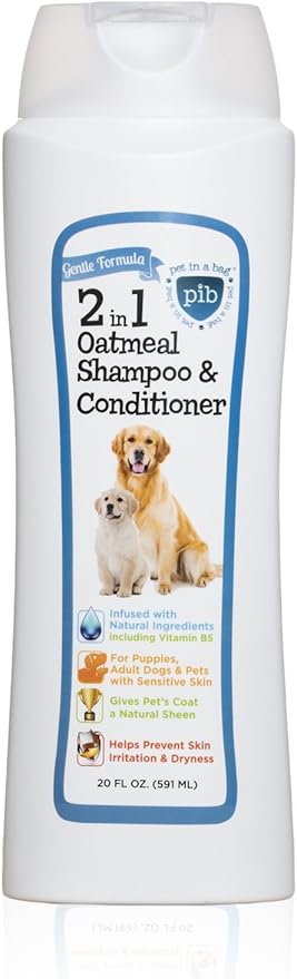 good boy 2 in 1 dog shampoo and conditioner oatmeal and coconut oil