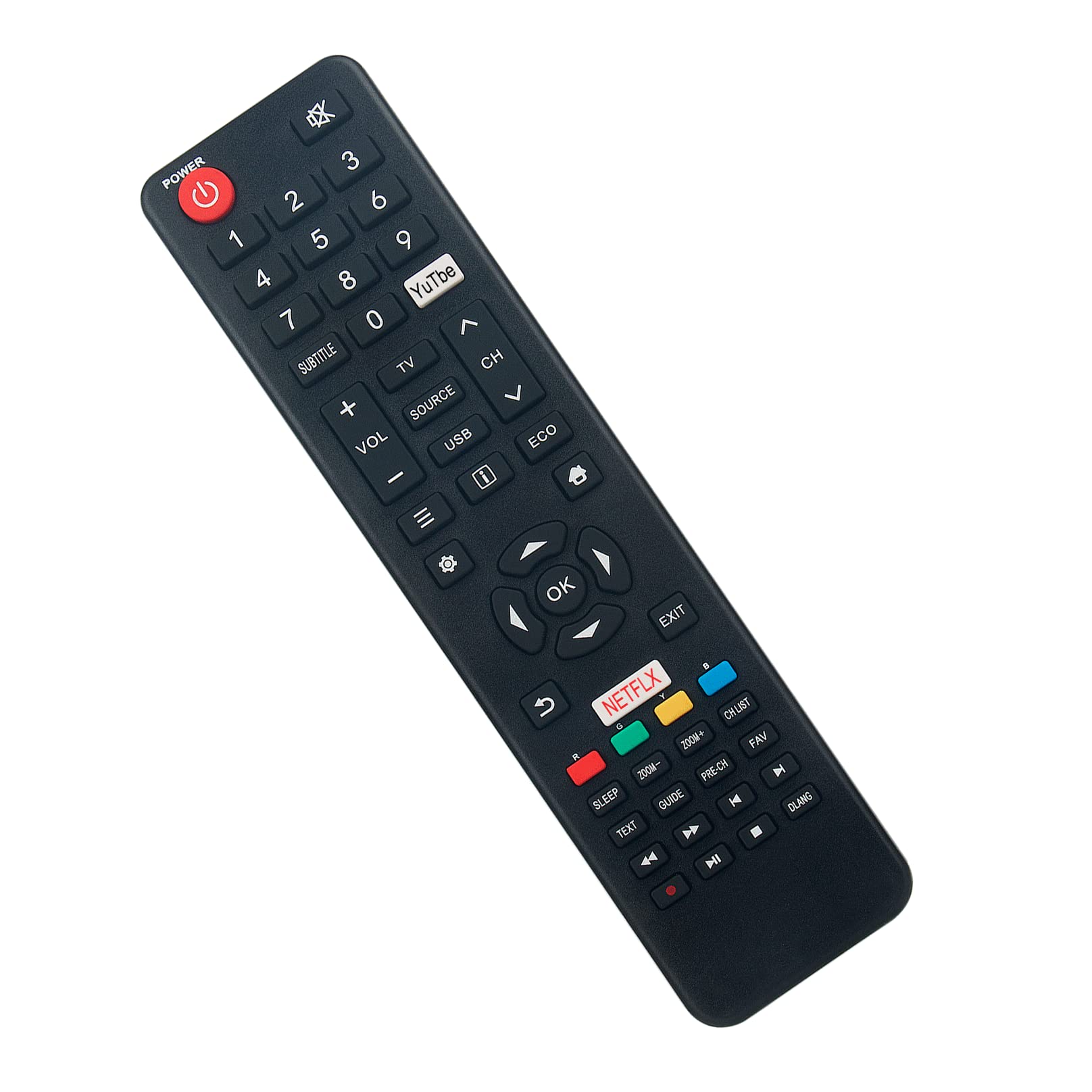 RC3000 Replacement Remote Control -VINABTY-fit for Tesla LED TV RC3000 remote control 43T320BFS 32T319BH 43T319SF 40T319SF 32T300SHS 32T300BHS 40T319BF 32T319SH