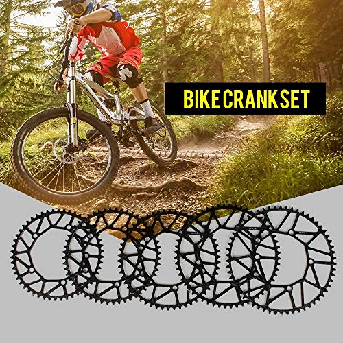 HeavenSense Bike Cycling Bicycle Hollow Chainring Single Crank Wheel Folding Bike Crankwheel Crankset BCD 130MM 5 Holes Crankset 50T / 52T / 54T / 56T / 58T