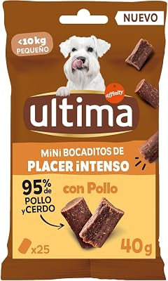 Snacks para Perros Mini/Pequeños Bocaditos Intensos con Pollo 12 x 40g