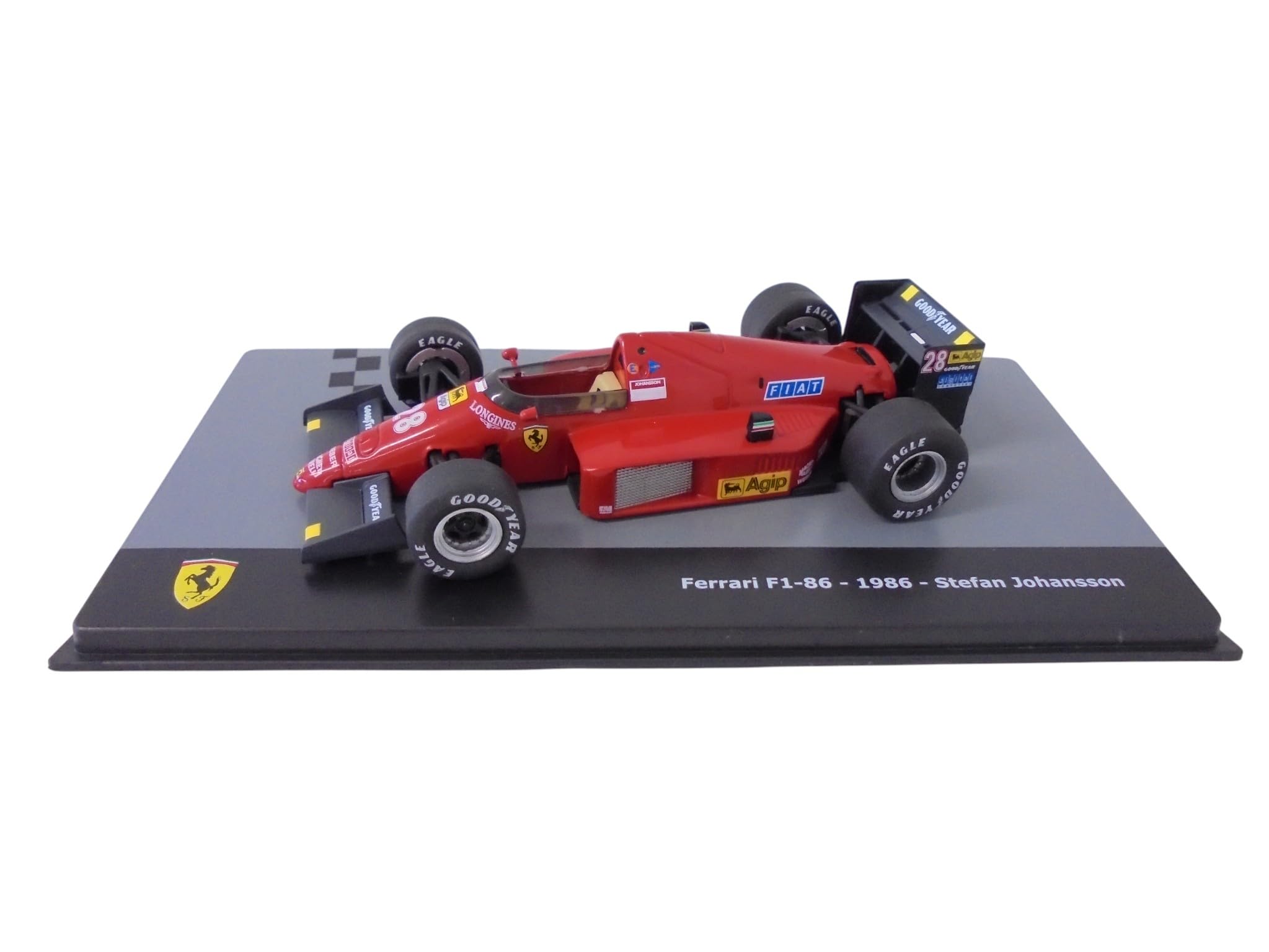 OPO 10 - Formula 1 car compatible with Ferrari F1 86-1986 Stefan Johansson 1/43 scale - F1F58