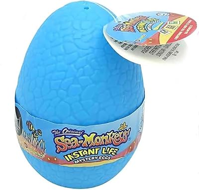 Bandai Sea Monkeys Mystery Egg Refill Kit with Water Purifier Food Spoon