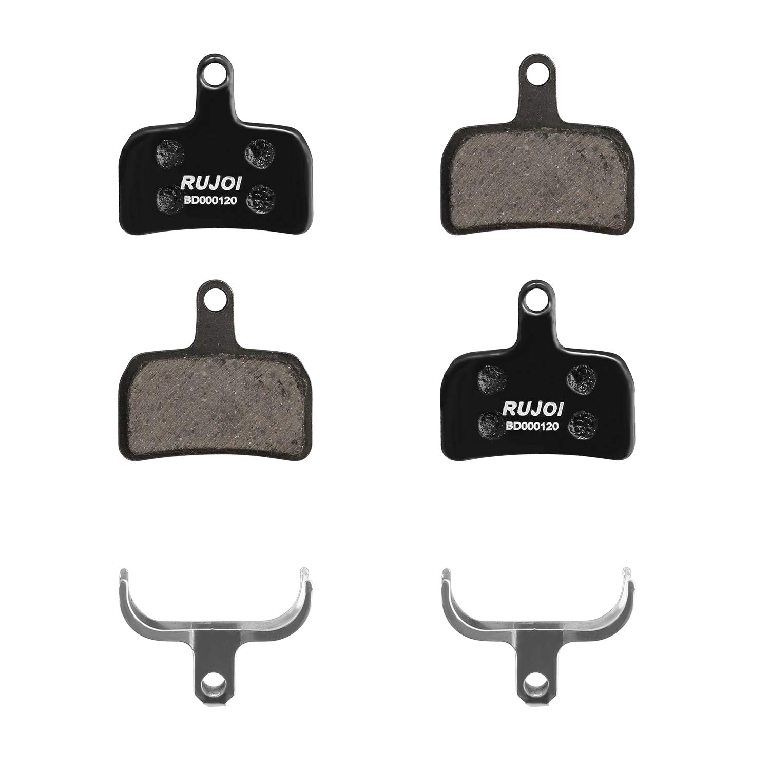 RUJOI Organic Resin Disc Bicycle Disc Brake Pads for TRP Tektro Shimano Deore Br-M575 M525 M515 T615 T675 M505 M495 M486 M485 M475 M465 M447 M446 M445 M416 M415 M395 M375 M315 M355 C601 C501 etc