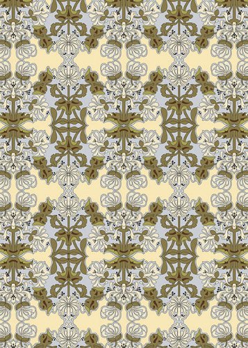 Art Nouveau: Gift Wrapping Paper Book: 1 (English, French, Italian, Dutch, German, Spanish, Japanese and Chinese Edition)