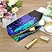MHJY Mermaid Sequin Pencil Case Cosmetic Bag Magic Reversible Sequins Makeup Bag Pencil Pouch Glitter Handbag