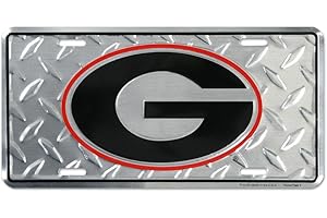 SMART BLONDE University of Georgia Diamond License Plate Tin Sign 6 x 12in