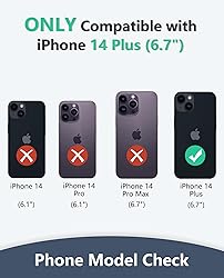 FNTCASE for iPhone 14Plus Phone Case: Rugged