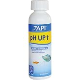 API pH UP Freshwater Aquarium Water pH Raising Solution for fish,4-Ounce Bottle, Brown