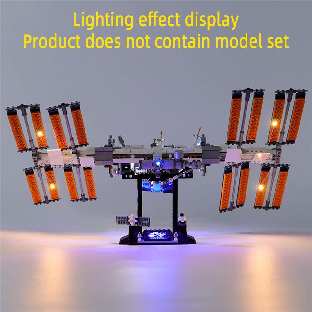 GEAMENT LED Light Kit for International Space Station - Compatible with LEGO Ideas 21321 Model (Building Set Not Included) - Image 4
