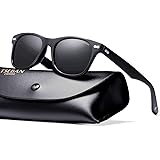 T.SEBAN Polarized Sunglasses for Women Men Vintage Style 100% UV Protection Lens Acetate Frame