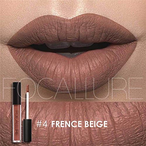 Priaansha Creations Focallure Waterproof Matte Liquid Lipstick Moisturizer Lip Gloss Long Lasting Smooth Lipgloss Stick(French Beige)