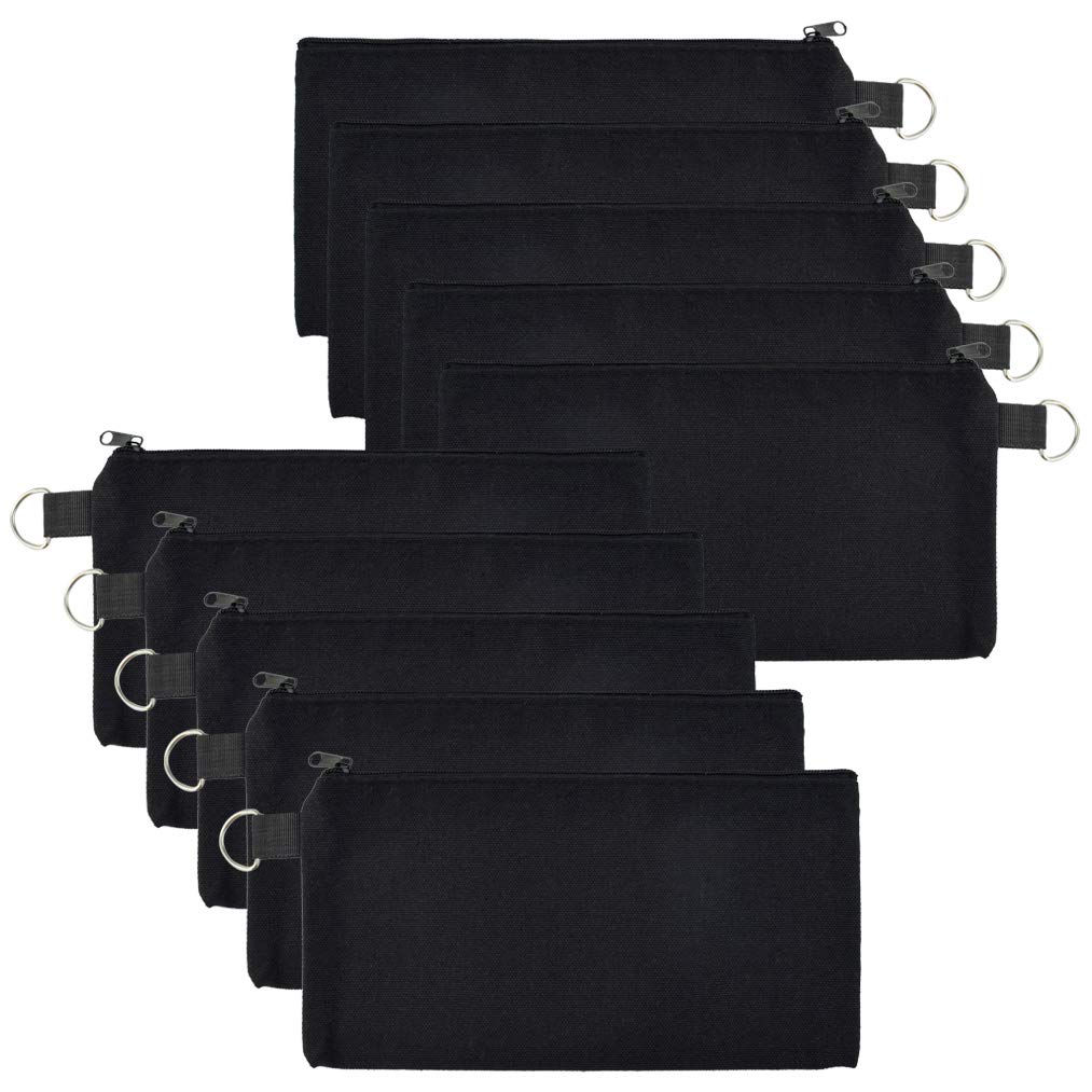 Best Black Canvas Makeup Bag