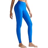 RUNNING GIRL No Front Seam Leggings for Women 25" Inseam, High Waisted Seamless Buttery Soft Yoga Pants