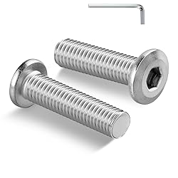 BNUOK M6-1.0 x 25mm Flat Head Hex Socket Cap Screws