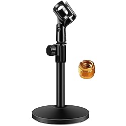 InnoGear Desktop Microphone Stand, 4 Pack Upgraded