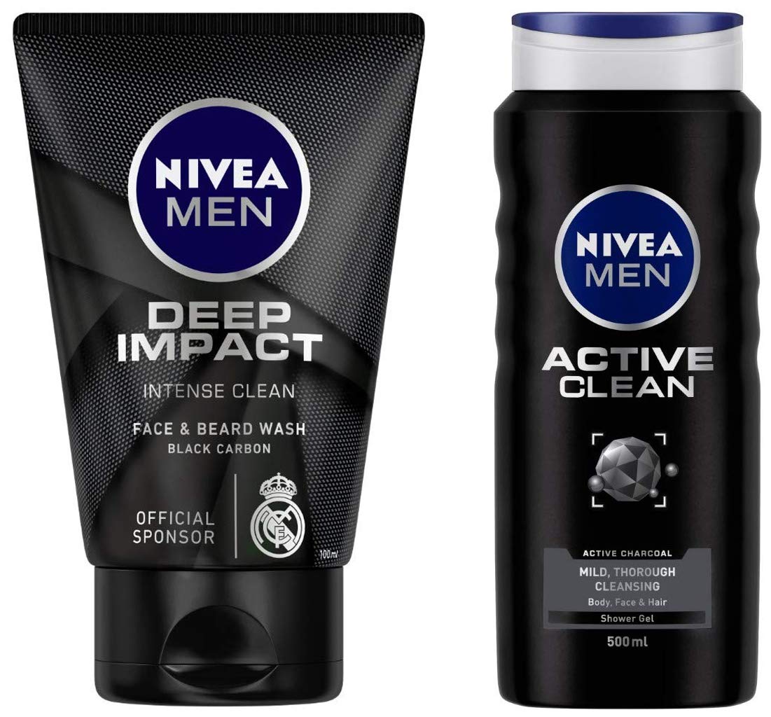 nivea active face wash