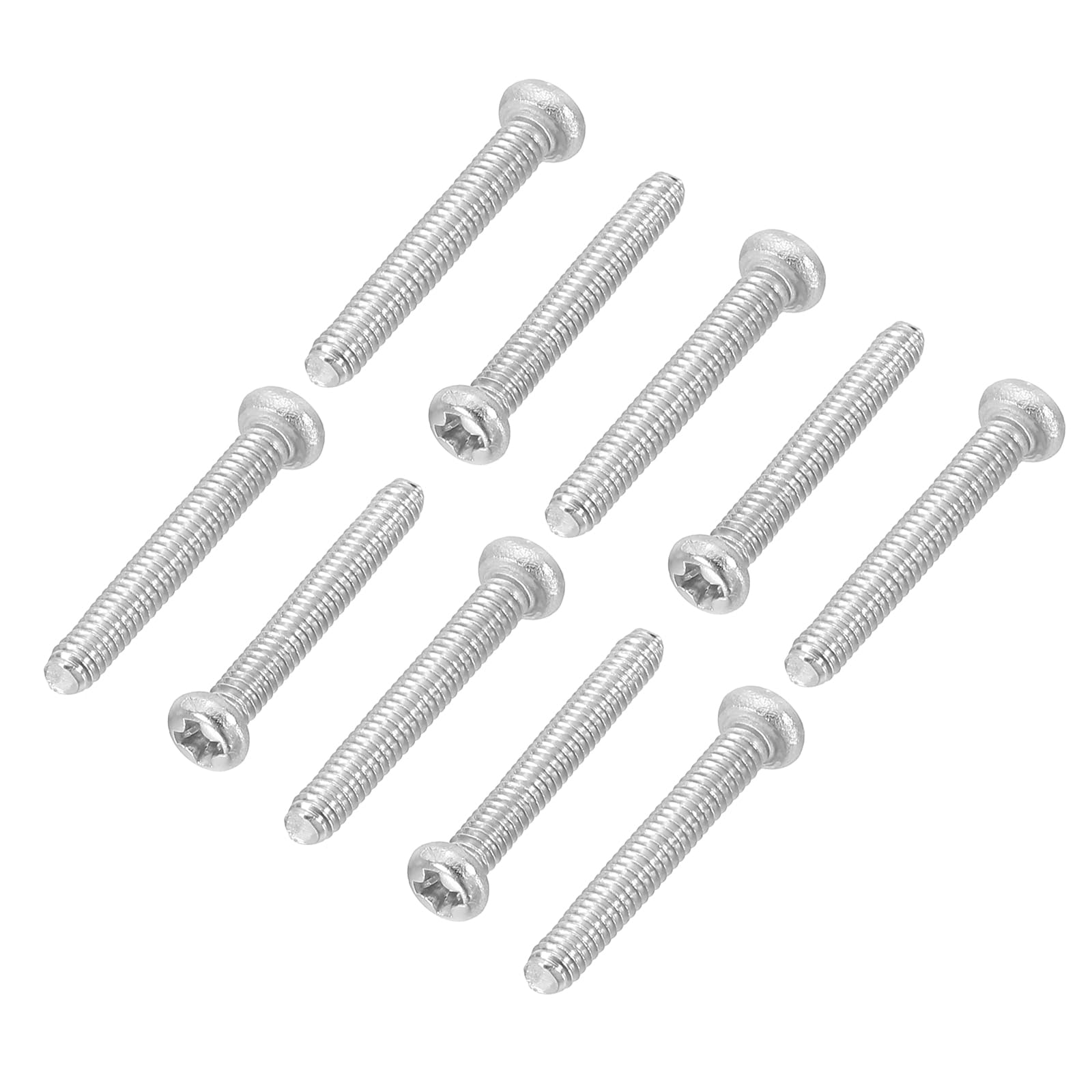 PATIKIL Phillips Pan Head Screws, 120 Pack M2-0.4 x 16mm 304 Stainless Steel 18-8 Full Thread, Pan Head Machine Phillips Drive Screw — image 1
