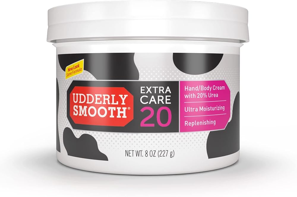 Udderly Smooth Extra Care Cream 20% Urea Replenishing 8 Oz
