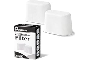 POSSIAVE 2-Pack Charcoal Breville Filters for Espresso Machines, Breville Espresso Machine Water Filter Replacements