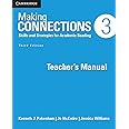 Making Connections Level 3 Teacher's Manual: Skills and Strategies for Academic Reading