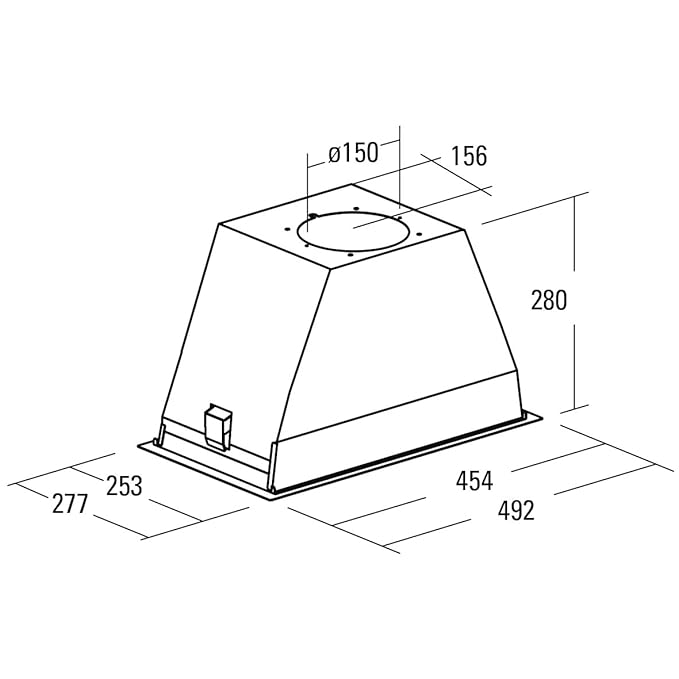 CATA GT Plus Fully built-in cooker hood Acero inoxidable 600 m³/h ...