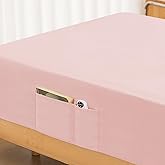 Full Fitted Sheet Only - Premium 1800 Super Soft & Cozy Microfiber, Wrinkle, Fade, Shrinkage Resistant Deep Pocket Full Size Fitted Bottom Sheet, Pink
