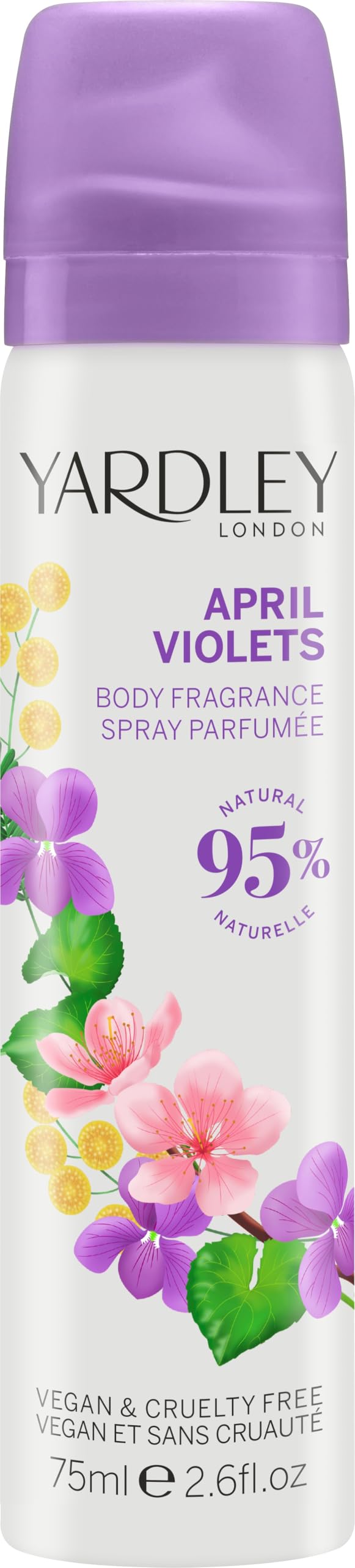 Yardley London April Violets Body Spray 75 ml1 Units
