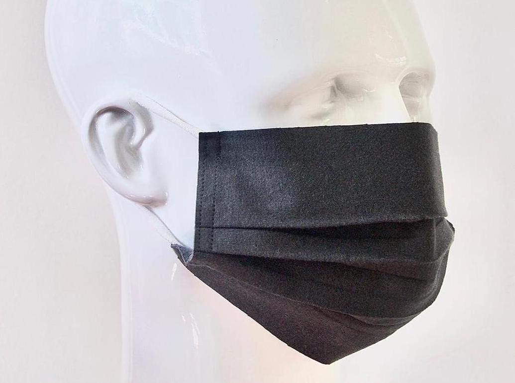Pack of 4 - Breathable Face Mask, 3-Layer 100% Cotton Unisex Reusable and Washable with Oekotex Layer for Comfortable Daily wear… - Image 4