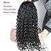 Luduna Lace Front Wigs Real Human Hair Deep Wave Preplucked Lace Frontal Wig With Baby Hair 150% Density Glueless Deep Curly WIgs For Black Women 100% Unprocessed Malaysia Virgin Human Hair Wigs(24
