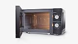 Sharp YC-MS01U-B Compact 20L 800W Microwave with 5 Power Levels Black view 2