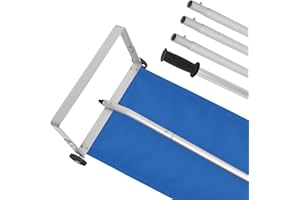 OUTPRIZE Snow Roof Rake, 6-20FT Aluminum Detachable Snow Rake for House Roof with Wheels and Oxford Slide