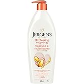 Jergens Revitalizing Vitamin E Moisturizer & Body Lotion for Dry Skin (620 mL)