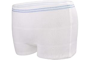 CARER HEALTHCARE INCONTINENCE PREGNANCY Mesh Postpartum Underwear 10 Counts C-Section Recovery Briefs Carer High Waist Disposable Maternity Pants Breathable,Stretchy Medium