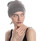 WISTERIA HEADWEAR Unisex Bamboo Beanie Sleep Cap for Sensitive Skin, Hair Loss, Alopecia, Chemo, Indoors and Outdoors