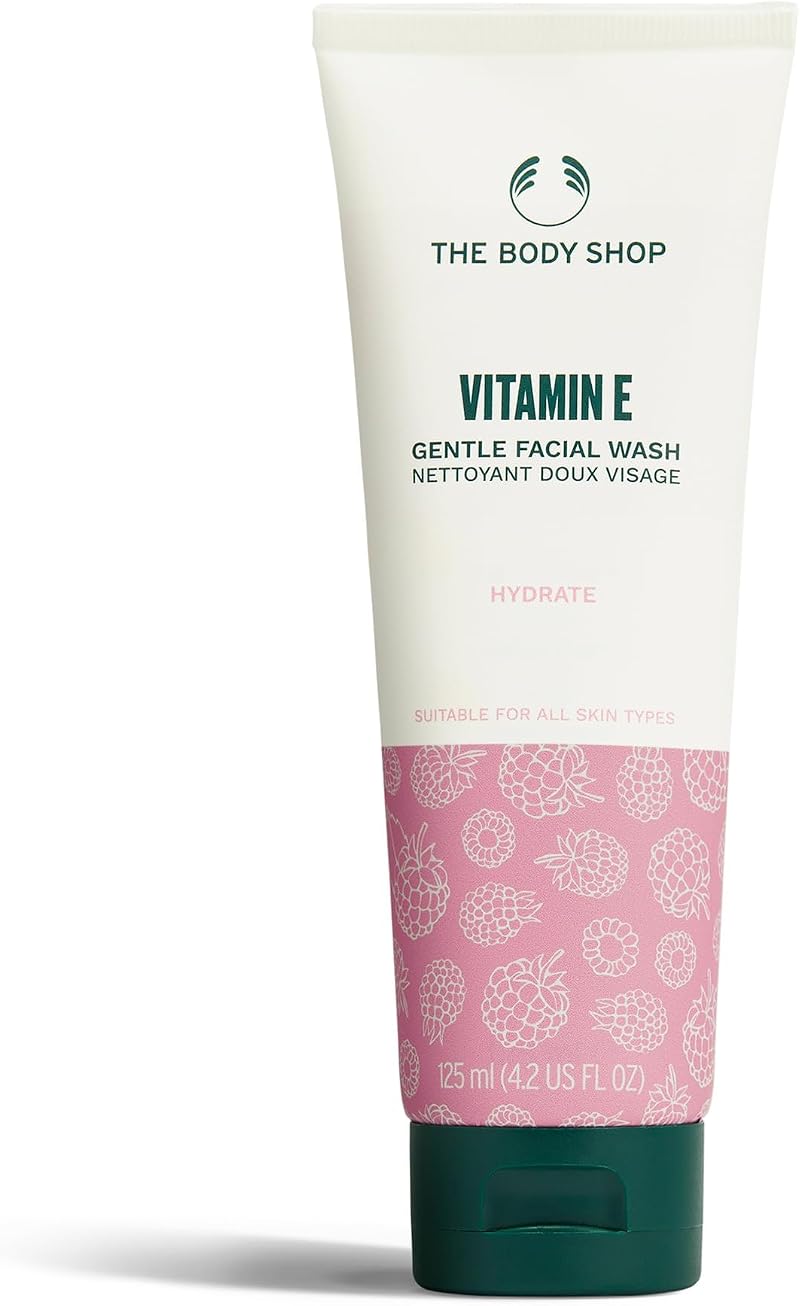 The Body Shop Vitamin E Gentle Face Wash 125ml Foaming Cleanser