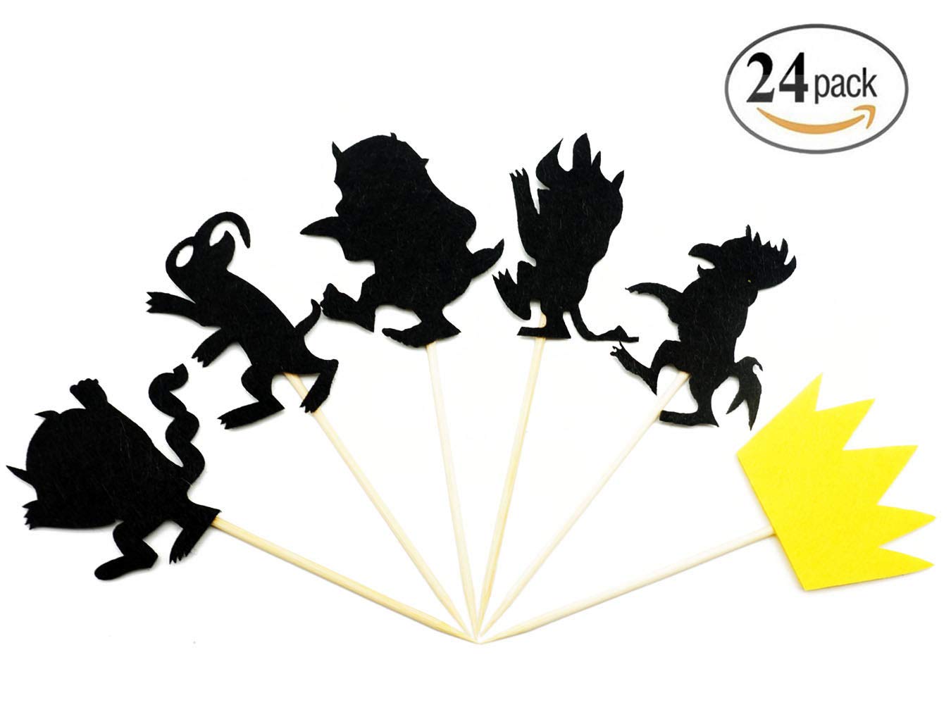 24 Pieces Where The Wild Things Are Inspired Cupcake Topper Wild
