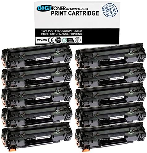 New Toner Cartridge Replacement for HP CF283A Laserjet Pro MFP/M125/M125a/M125nw/M127fn/M127/fs/M127fw/M201dw/M201n/M225dn/M225dw (10 Pack)