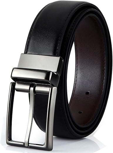 men's reversible dress belt