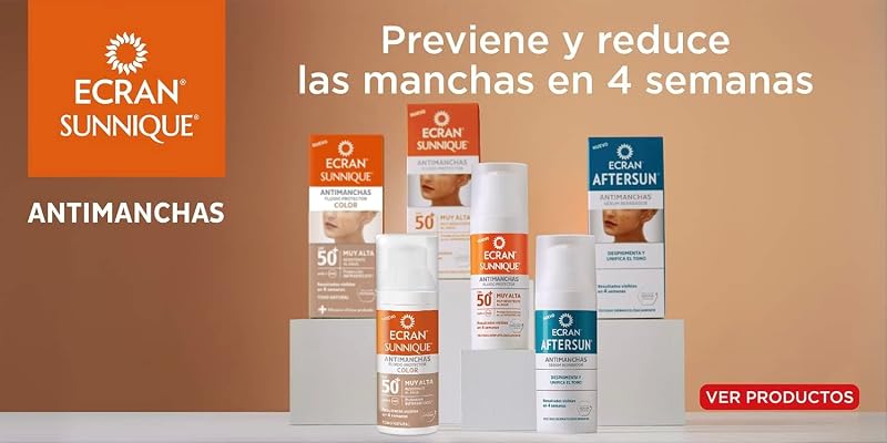 Sunnique - Protector Facial Antimanchas FPS50+ con Color - 50 ml