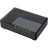 FLYINGVOICE FTA5102E2 Analog Telephone Adapter, 2 FXS Ports, 2 SIP Lines, 2 LAN Ports, 3-Way Conference, Supports FAX Over IP via T.38, T.30 FAX with G.711, ATA for SMEs, Hotel, Office, Call Center