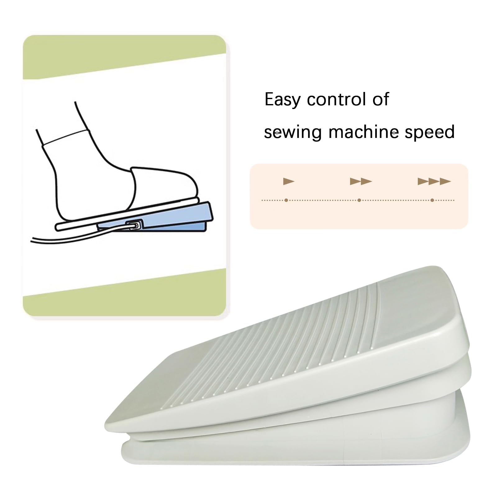 Foot Pedal for Brother Babaylock Simplicity Sewing Machine SE600 CS6000I with Cord Control FC-322 XC8816021