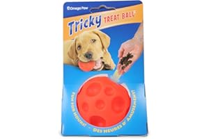 Omega Paw Tricky Treat Ball, Small, Orange