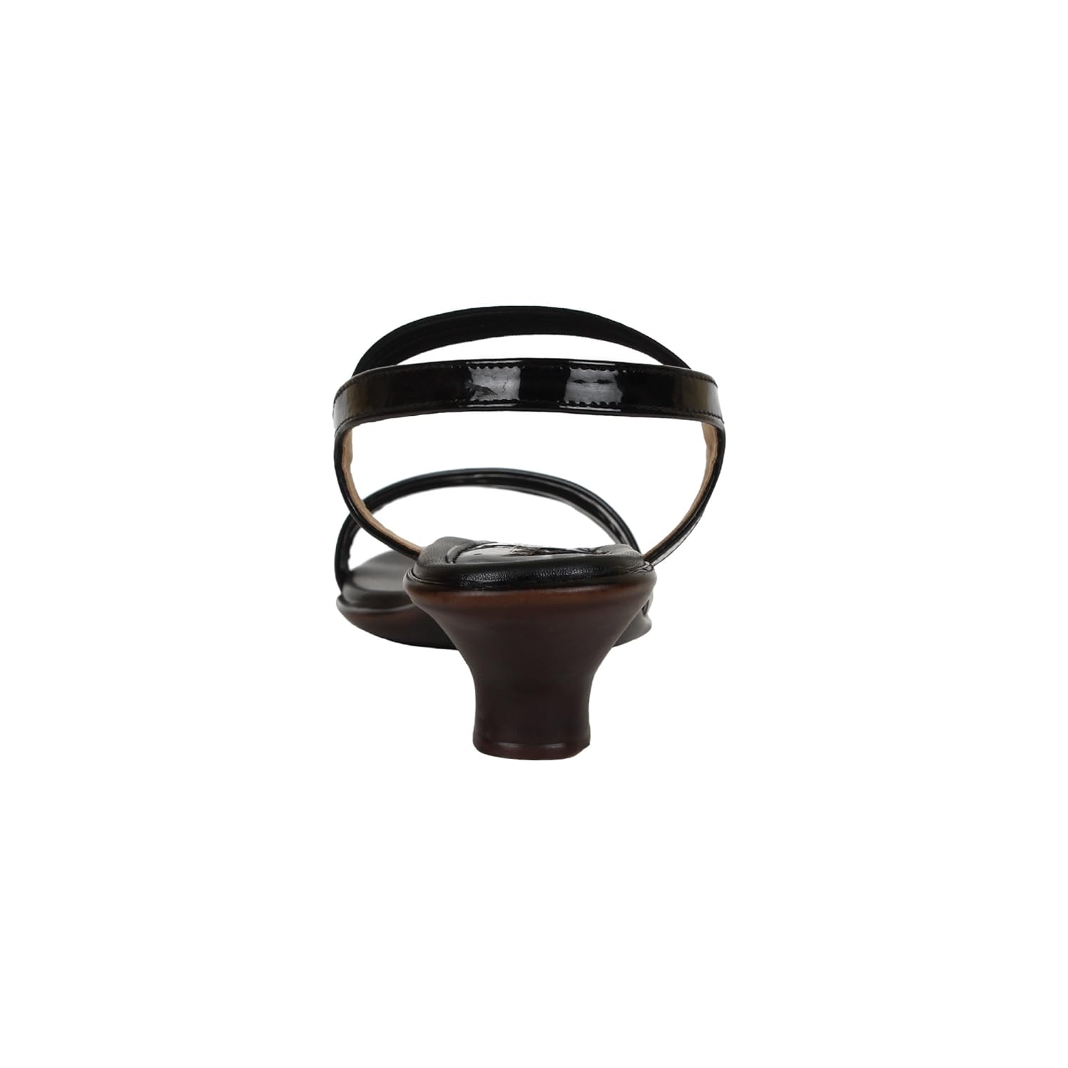 legsway women's sr-190 black kitten heels sandal