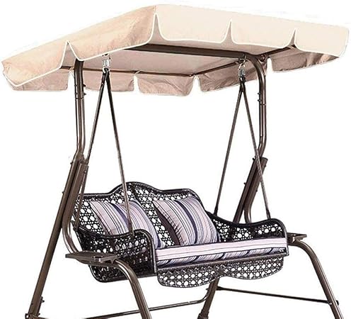 Columpio de Jardín Balancin de Jardín Mecedora Hamaca Terraza Techo