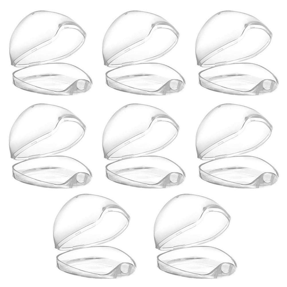 Dummy Case, 8PCS Baby Transparent Pacifier Case, Soother Pod Storage Box, Safe BPA-Free, Pacifier Storage Box Nipple Shield Case, Pacifier Case Soother Pod Pacifier Holder Box for Kids