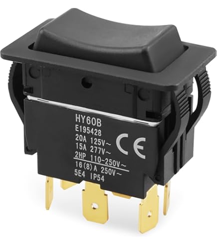 Amazon.com: Gardner Bender GSW-46 Electrical Rocker Switch, DPDT