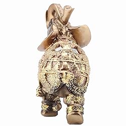 Mrisata Lucky Feng Shui Golden Elephant Wealth