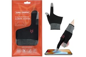 Sarafox Gamer Gloves for Professional Non-Slip Finger G1 E-Sports Gaming Thimbles (1 Pair)